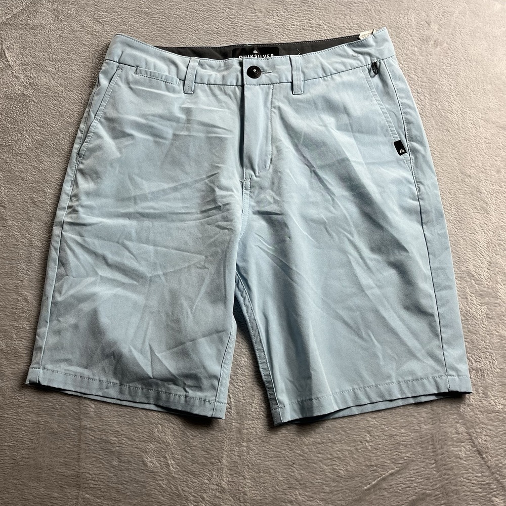 Quicksilver Amphibian 30 Board‎ Shorts Swim Trunks Blue Dry Flight